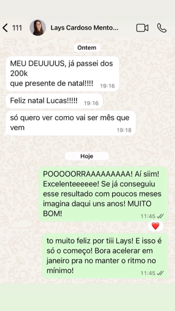 Depoimento de Lays Cardoso, mentorada da Inovvatur